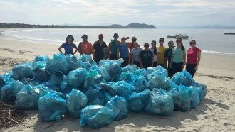 Mutirão de Limpeza da Ilha do Mel, julho de 2015